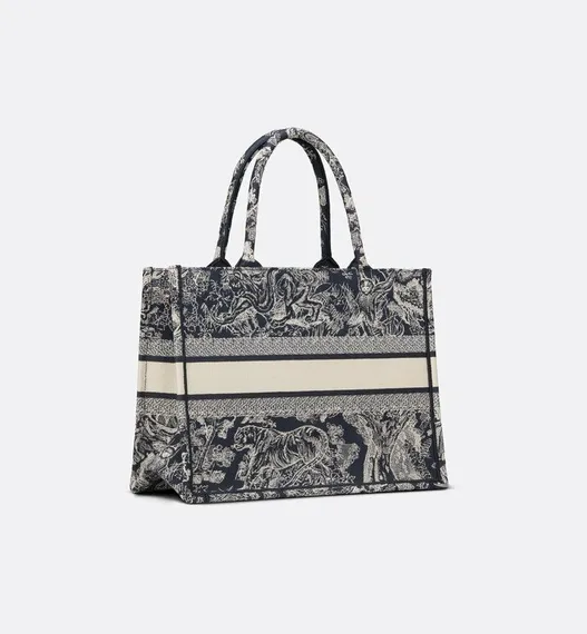 Сумка Dior Book Tote, модель маленького формата, женская, синий