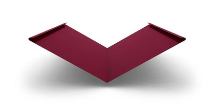 Планка ендовы толщиной 0,45 мм с покрытием Полиэстер 0,45мм, цвет RAL 3005 2м