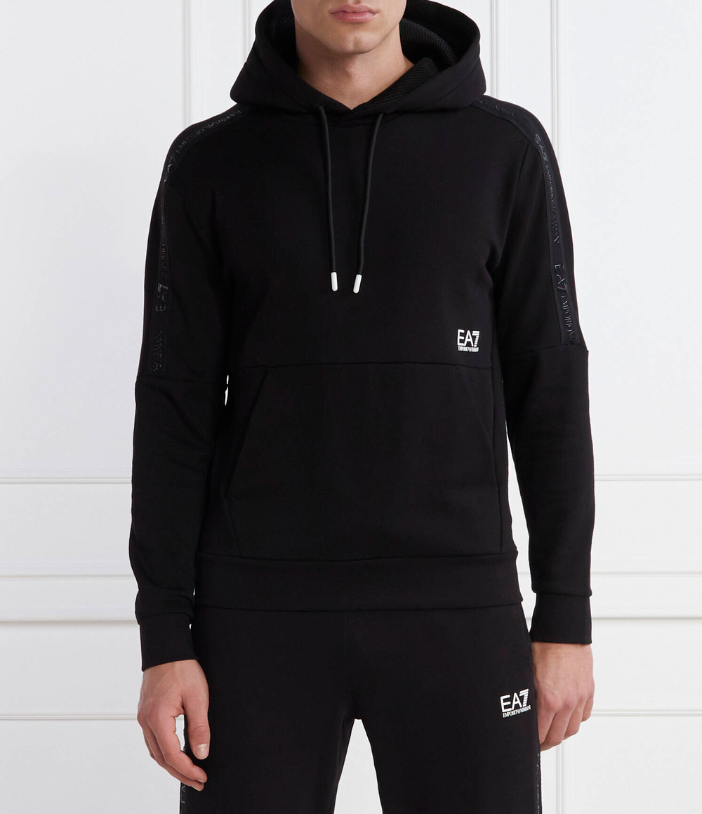 Худи EA7 - черный(3DPM57 PJEQZ)