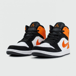 кроссовки Air Jordan 1 White / Black / Orange