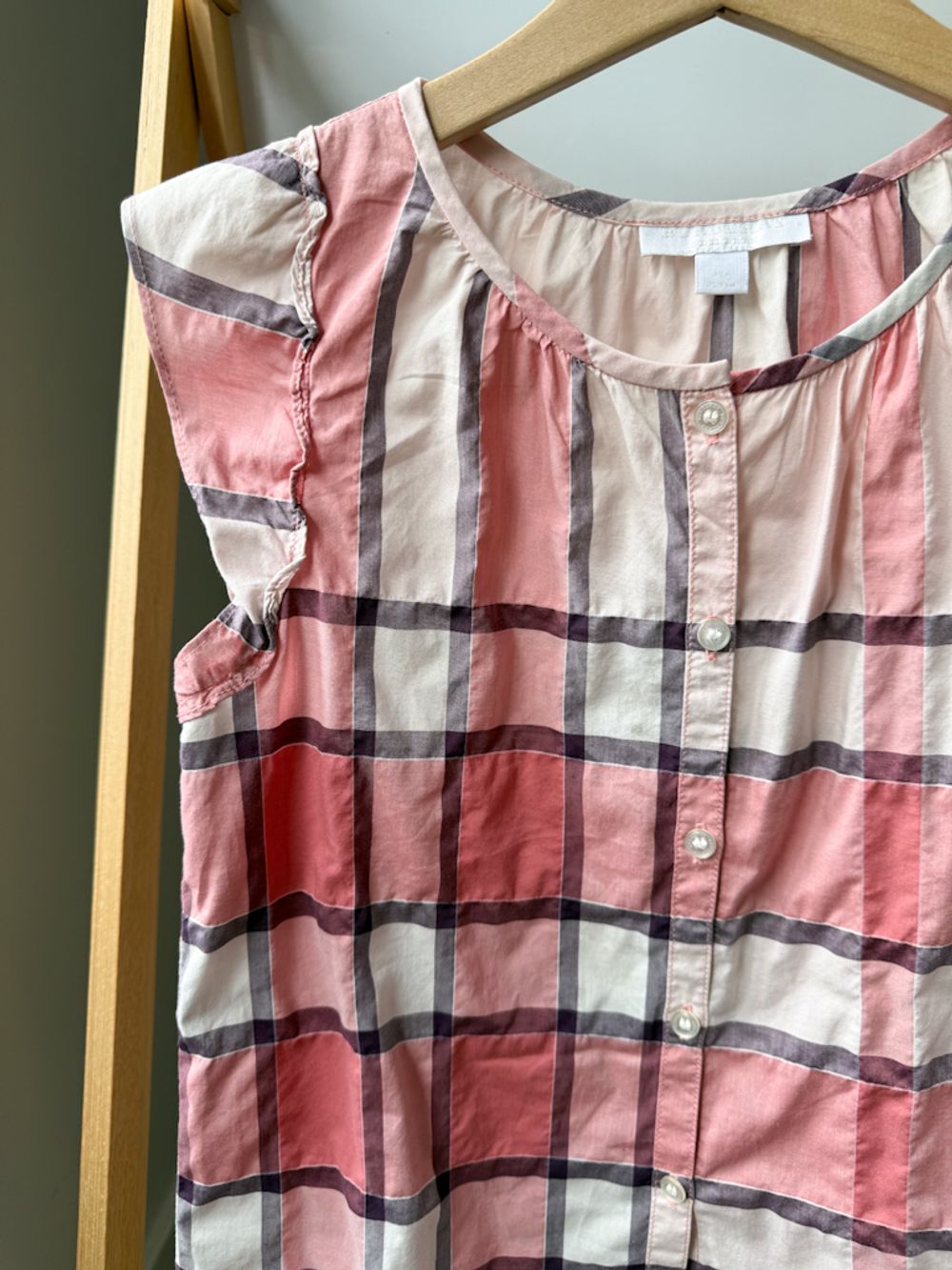 Хлопковая блузка Burberry, 140