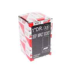 Головка торцевая 1" 33мм ударная глубокая L=90мм JTC
