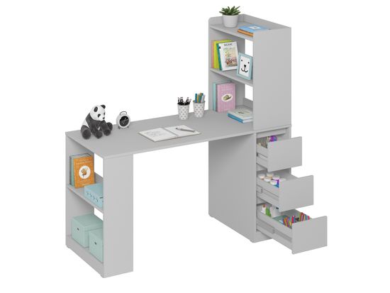 Стол ГРАНД-ЛАВОРО-4 /1400*1400*600/ анкор белый / бетон пайн экзотик