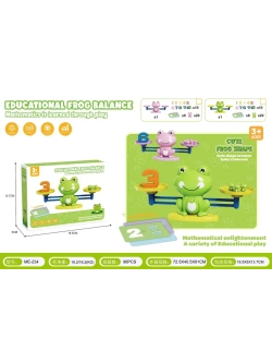 Настольная игра Весы лягушки для изучения цифр