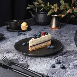 Тарелка d 22,5 см Black Raw Stellar P.L. Proff Cuisine [6]