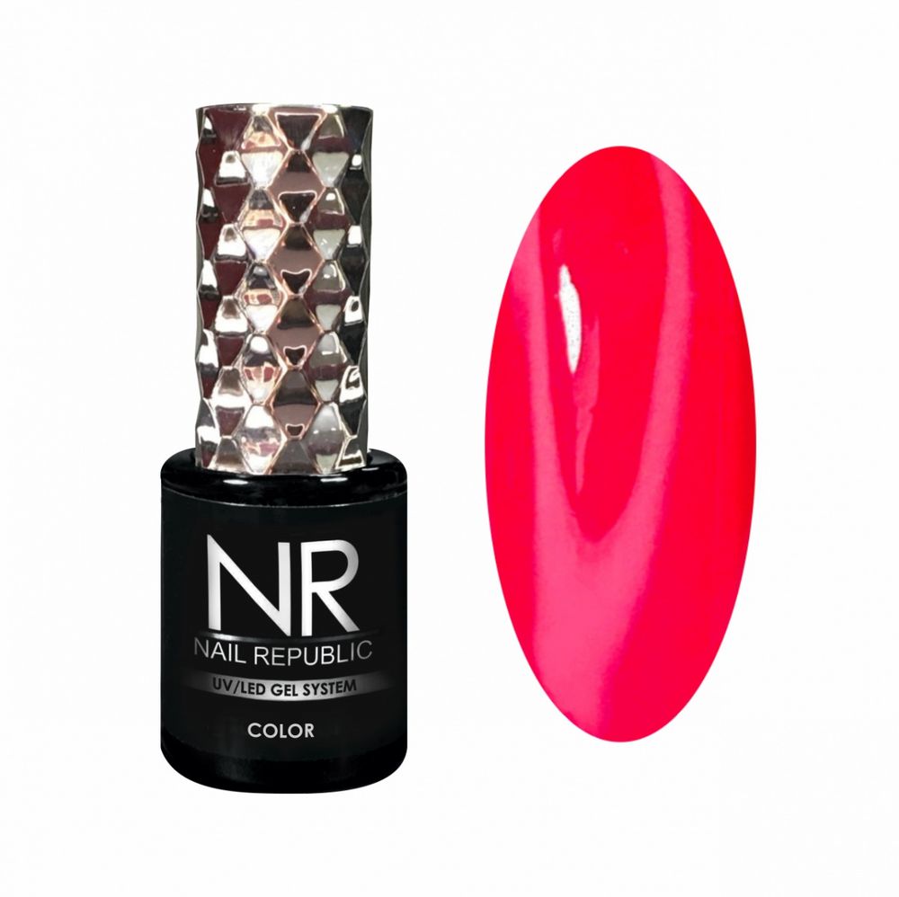 Nail Republic Гель-лак NR-212 Пламенная маджента Крайола, 10 мл