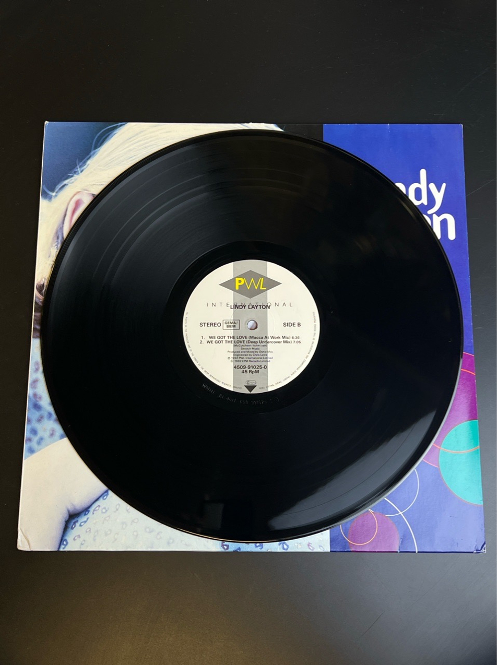 LP Lindy Layton – We Got The Love. Виниловая пластинка 12 дюймов. Германия 1992 год