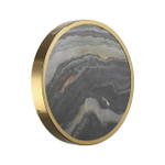 5079/30L L-VISION ODL24 535 зол/серо-бежевый/металл/натур.камень/акрил Настенный светильник с переключ.цветов.темпер. LED 30W 3000К/4000K/6000K BERGI