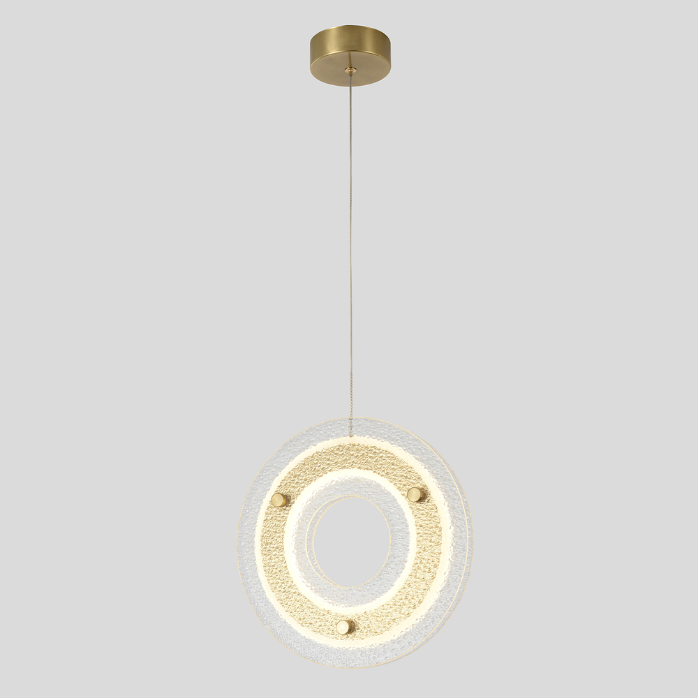 Светильник подвесной Crystal Lux DIEGO SP25W LED BRASS