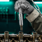 Набор инструментов 1/2", 1/4", CrV, 12 гранные головки, пластиковый кейс, 109 предмета Stels