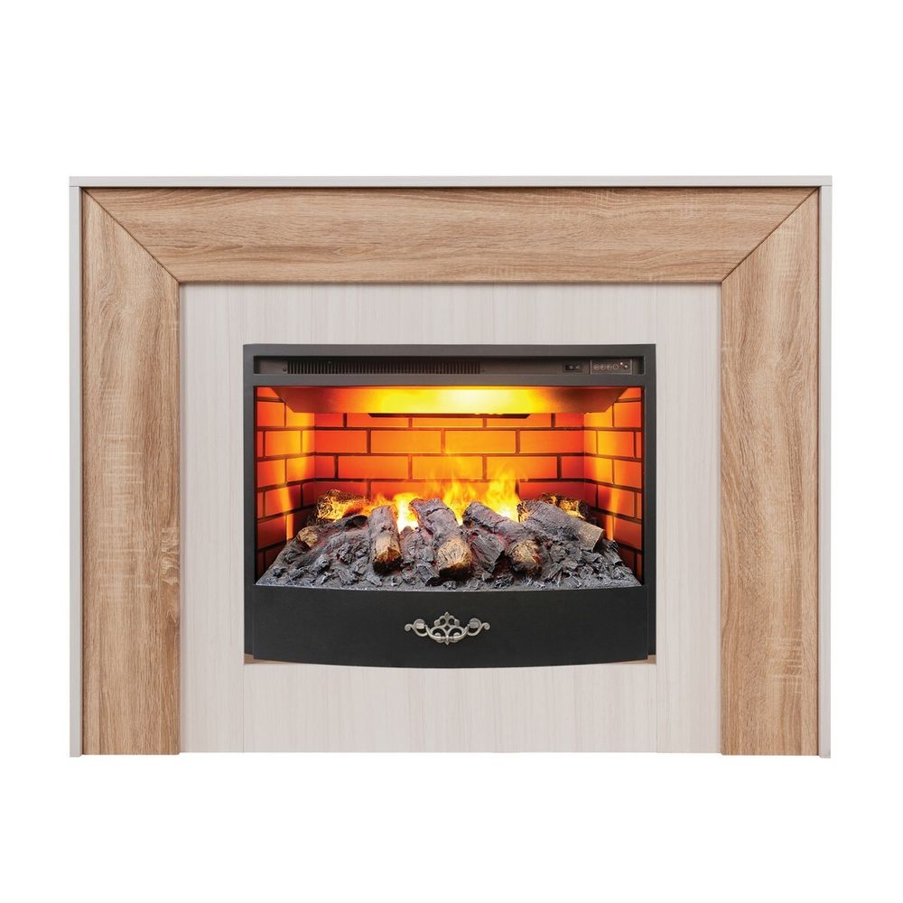 Электрокамин RealFlame Jersey 25,5 WT с очагом 3D Firestar 25,5