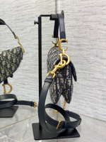 Christian Dior Small Saddle Bag with Strap