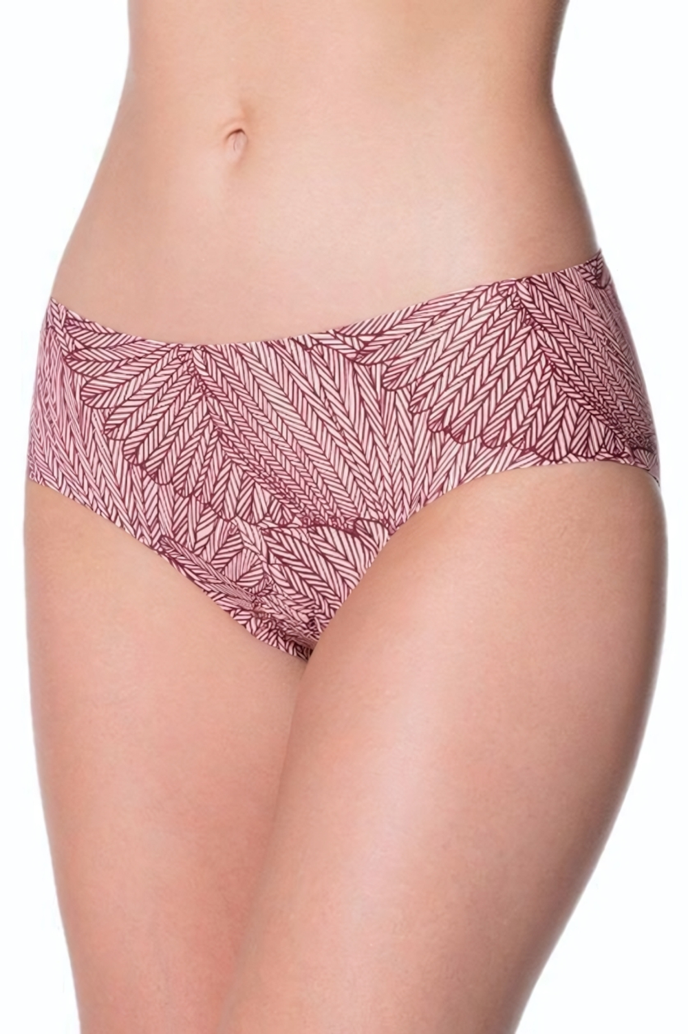 Трусики-слипы Wings с принтом в виде крыльев (Размер: XL) (Цвет: бордовый)