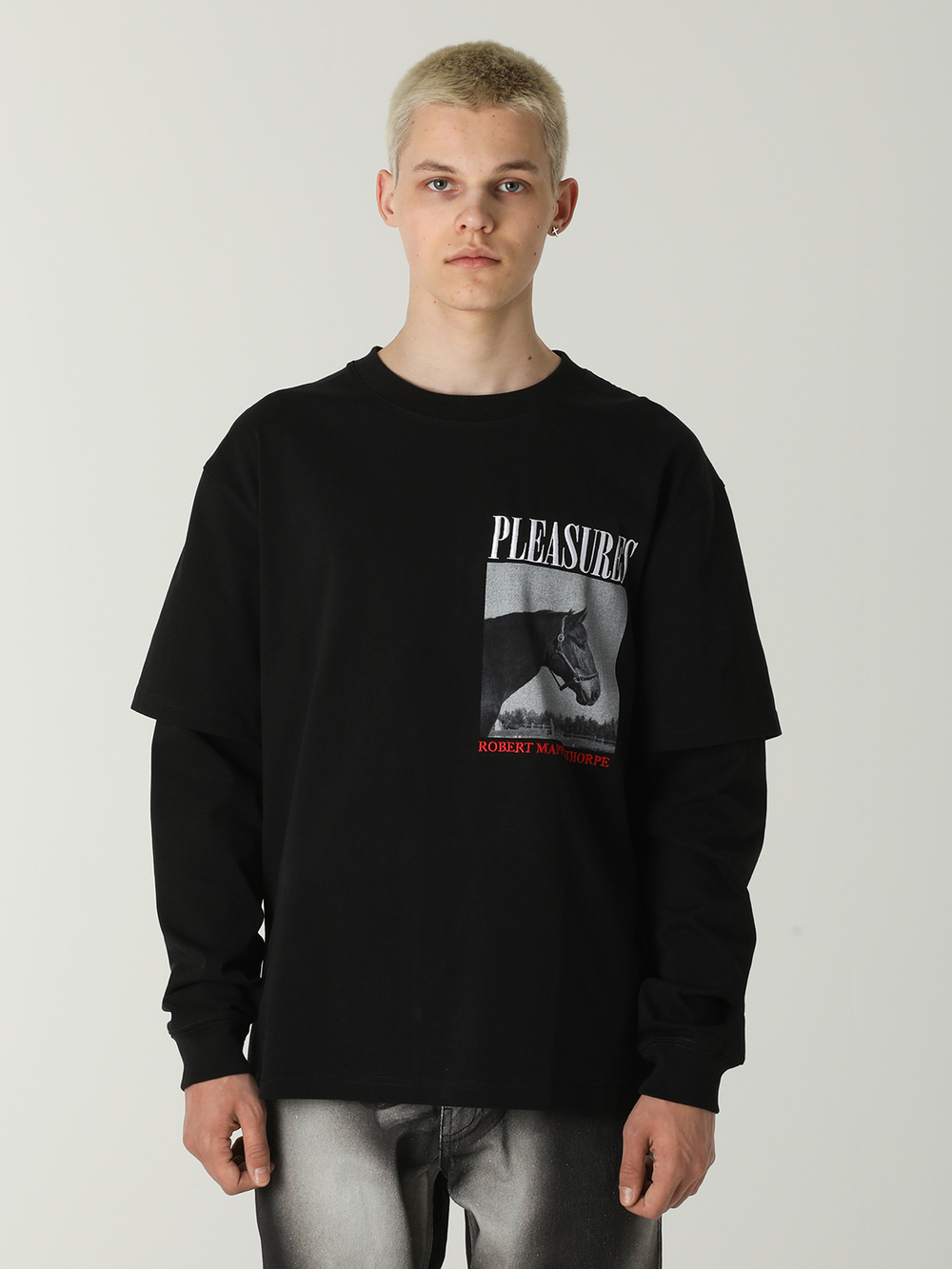 Футболка Дл. Рукав Horses Layered Long Sleeve