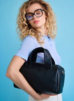 Кожаная сумка Bowling DBR 31378 черный