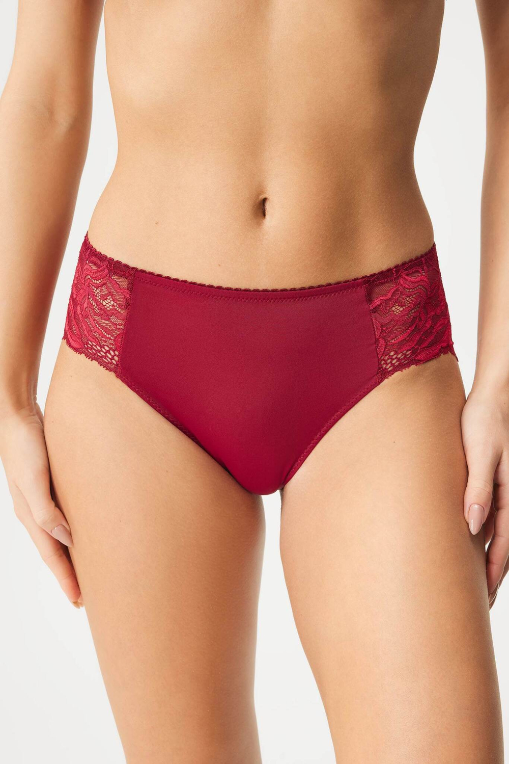 Трусы-бразилиана Allure (Размер: 38) (Цвет: синий с бежевым)