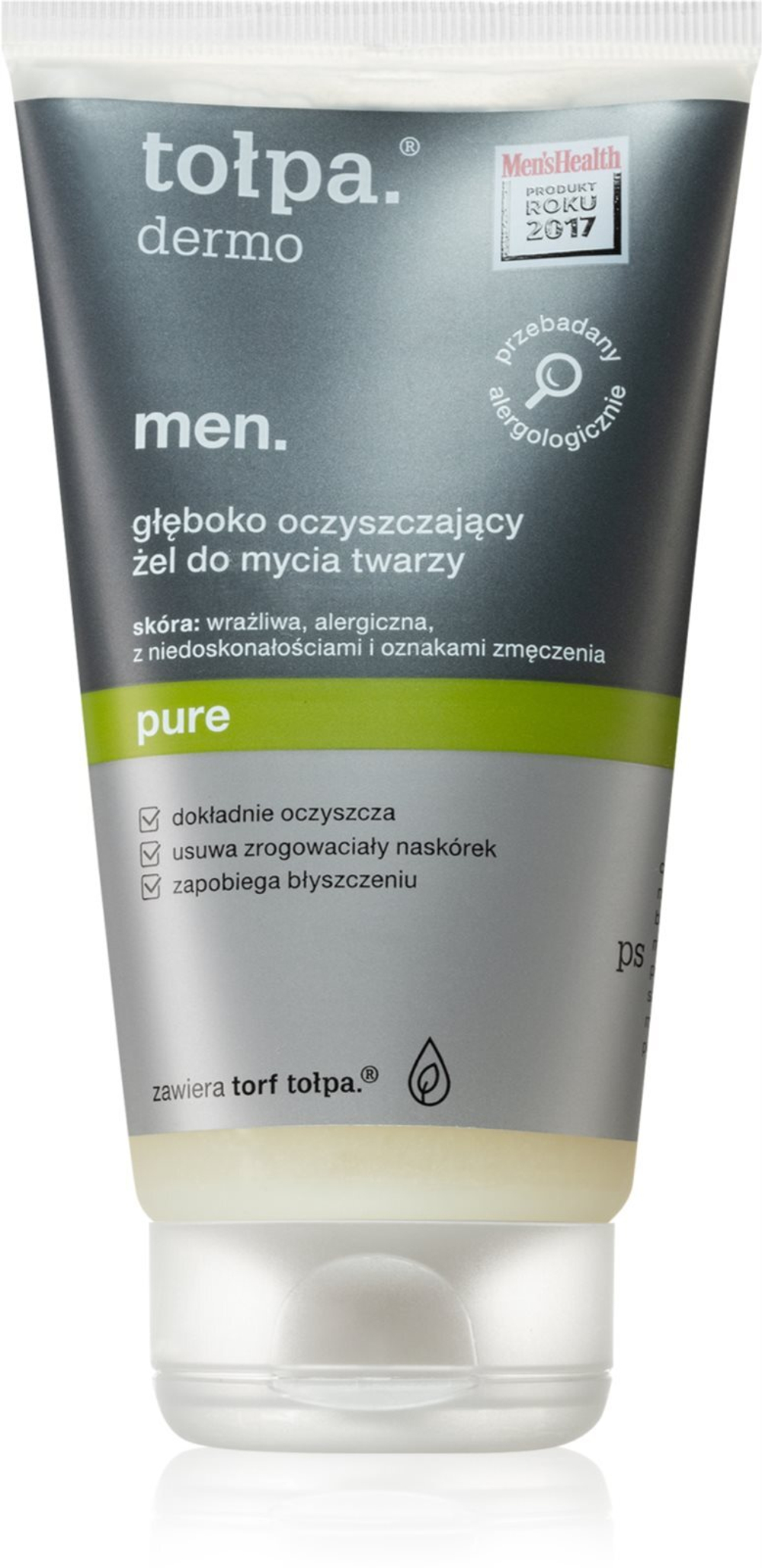 Tołpa Dermo Men - гель для глубокого очищения лица /   150  ml  / GTIN 5900107006958