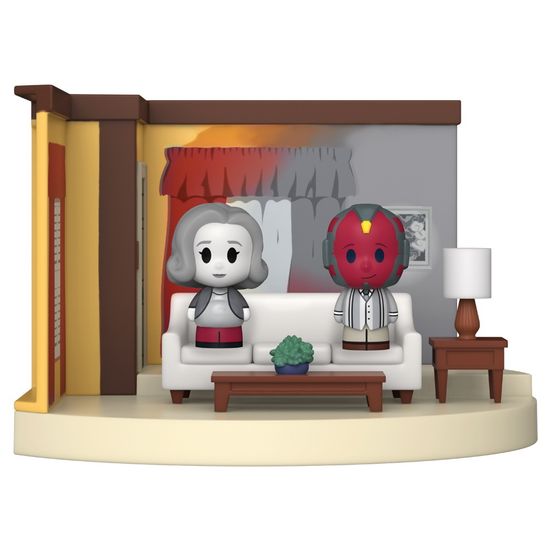 Фигурка Funko Mini Moments Marvel WandaVision Living Room 60s Wanda & Vision (Exc) 60957