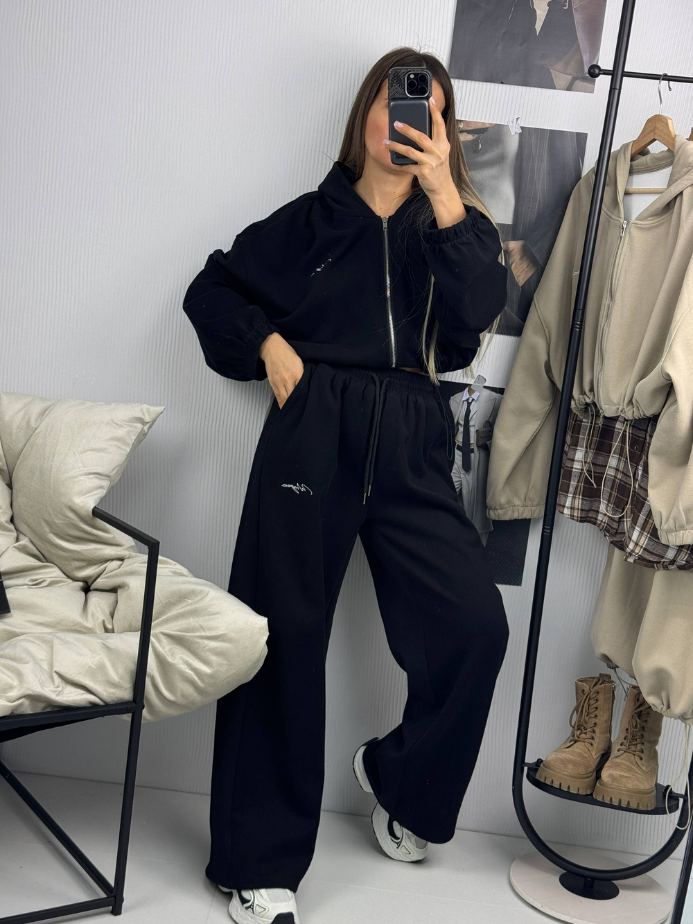 Костюм женский арт. 862 цвет "чёрный"