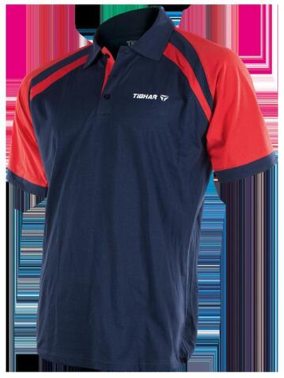 Tibhar Shirt World (Poly) navy/red