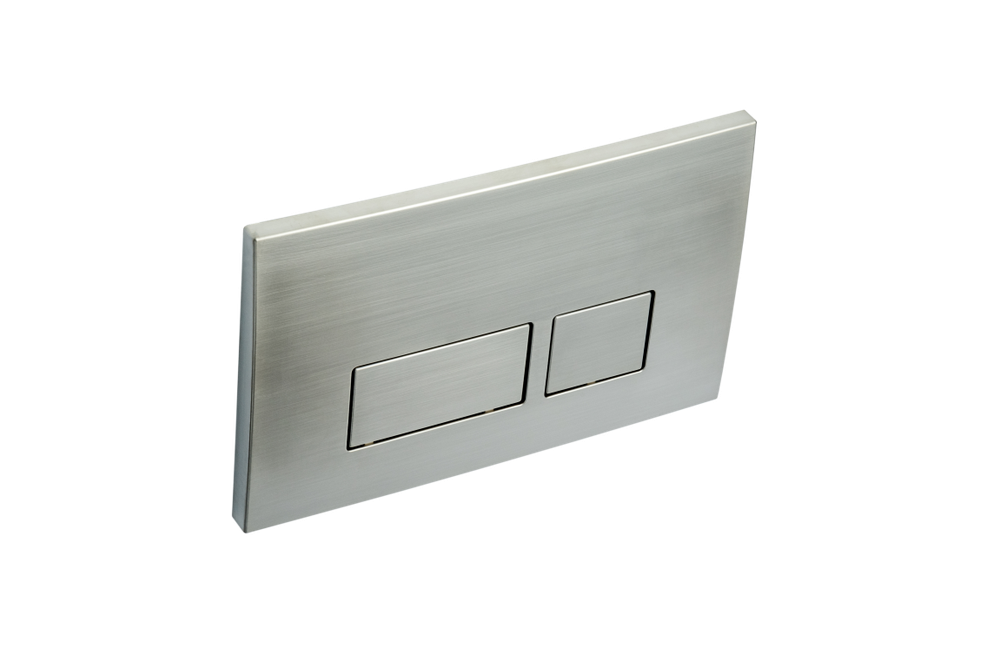 Кнопка для инсталляции Boheme, пластик Nikel Brush