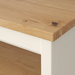 Стол-остров кухонный - IKEA TORNVIKEN, 126х77х90 см, коричневый/белый, ТОРНВИКЕН ИКЕА