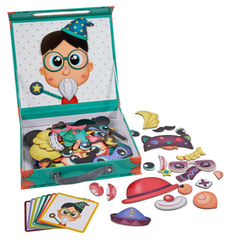 Детская головоломка "Магия магнитов", пазл "Смешное лицо"