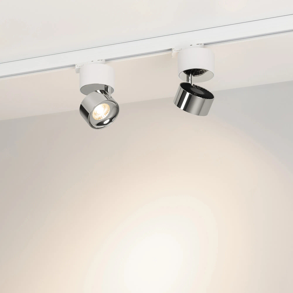 Светильник SP-PLURIO-TRACK-4TR-R77-9W Day4000 (WH-CHR, 36 deg, 230V) (Arlight, IP20 Металл, 3 года) 038104