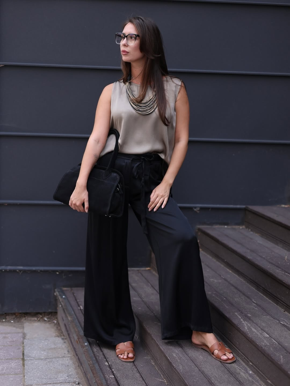 брюки палаццо