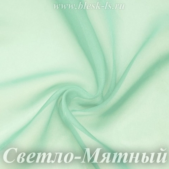 Шифон 36гр/м2 - Светло-Мятный, розница от 30 см