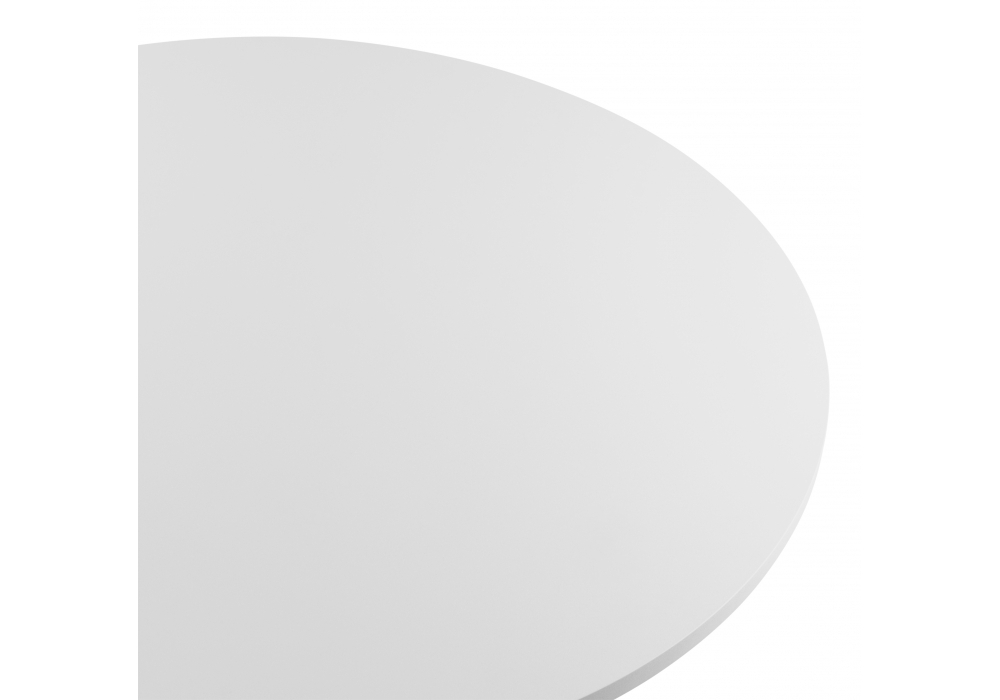 Стол деревянный Woodville Барел 110 белый, белый, ножки белые