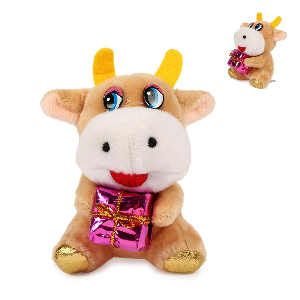 Мягкая игрушка Корова 10см в ассортим.