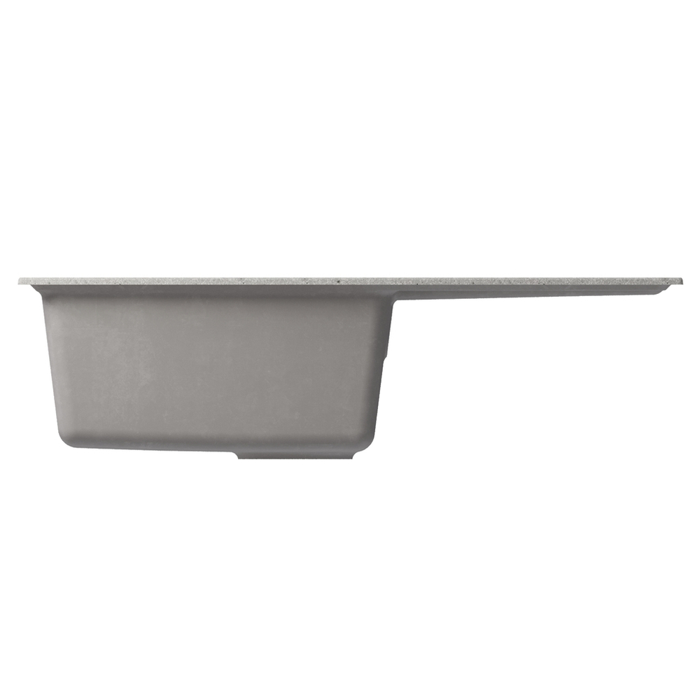 Мойка ML-GM31 КОМФОРТ с крылом, серая (310), 770*500*190мм