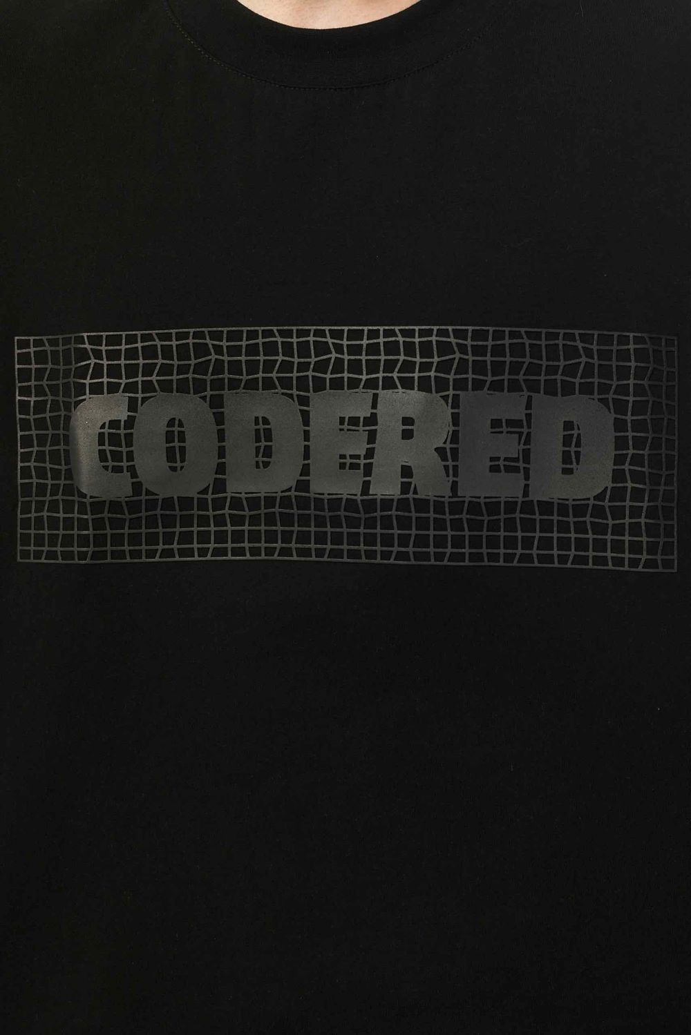 Купить Футболка Codered Wide T Bent Grid Box черная Футболка Codered Wide T Bent Grid Box черная