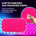 Пенал-косметичка BRAUBERG 1 отделение органайзер полиэстер 22х11 5x6 см красный (2 штуки в упаковке)