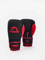 Боксёрские перчатки MANTO ESSENTIAL чёрно-красные
