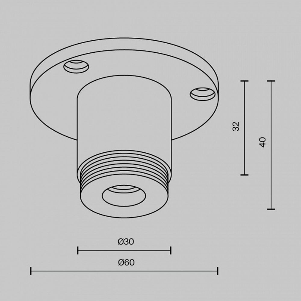 Крепление для трека Maytoni  CA022BO-B