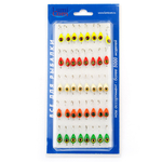 Мормышка фосфорная с флексом 24-Ф, №4, ABC (набор 40шт)