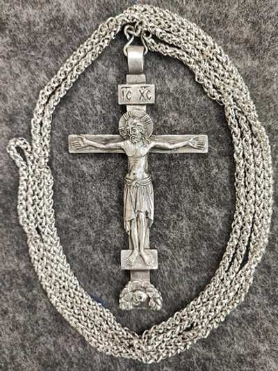 Крест священника "Ловец человеков", пьютер