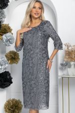 Платье Объятие ночи (серое) П11563 LT Collection