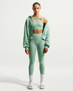 Nike Zenvy Женские лосины с высокой талией, без шва спереди, полной длины - NIKE