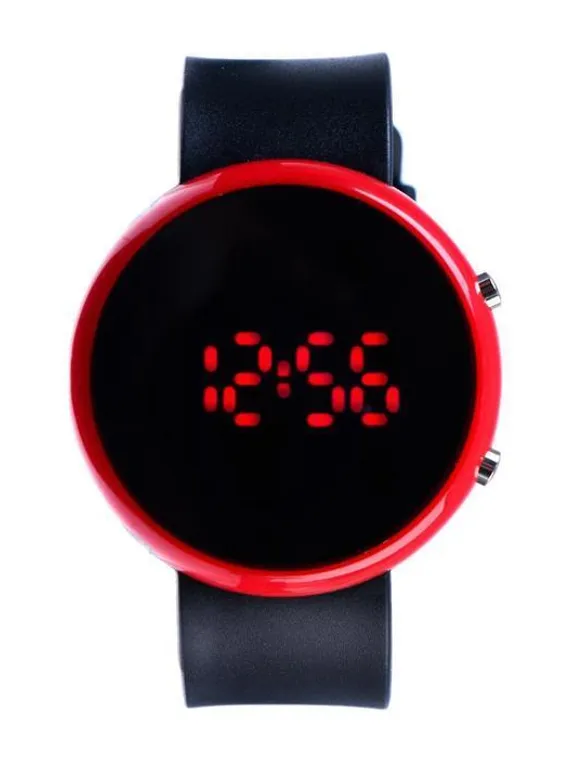 Часы наручные электронные &quot;Латуви&quot;,  с силиконовым ремешком, микс, 23 см