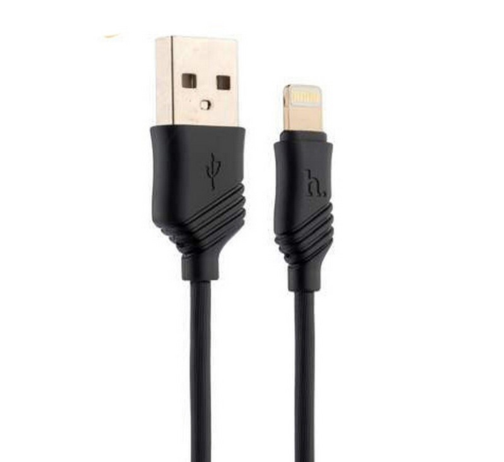 Кабель USB - Lightning HOCO X6 (черный) 1м
