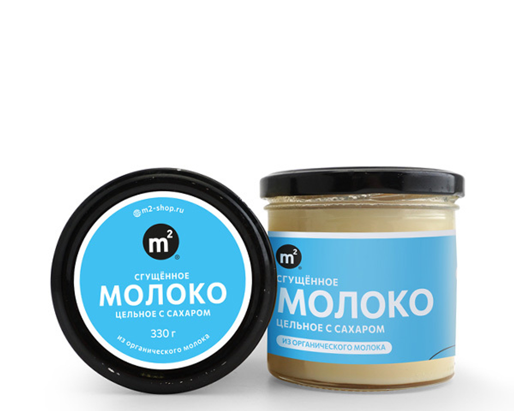 Молоко сгущенное с сахаром, ферма М2, 330 г