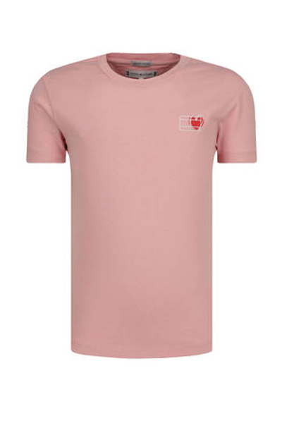 футболка valentines day Tommy Hilfiger - розовый(KG0KG06788)