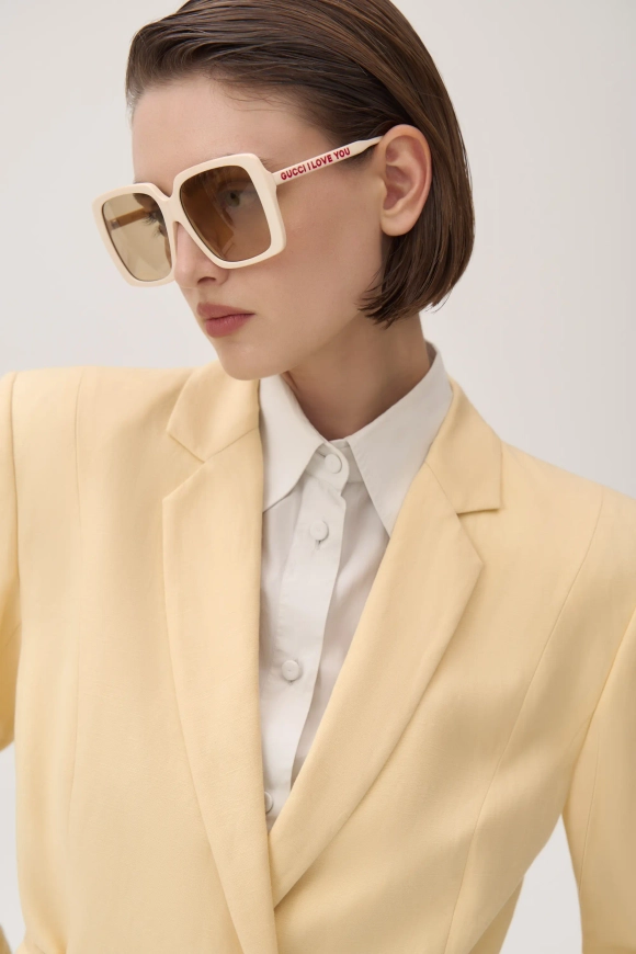 Льняной жакет с завязками