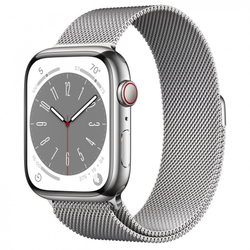 Apple Wacth Series 8 45mm Stainless Steel Silver / Milanese loop