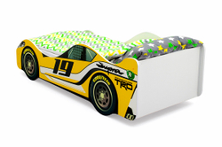 Кровать-машина Бельмарко Супра желтая
