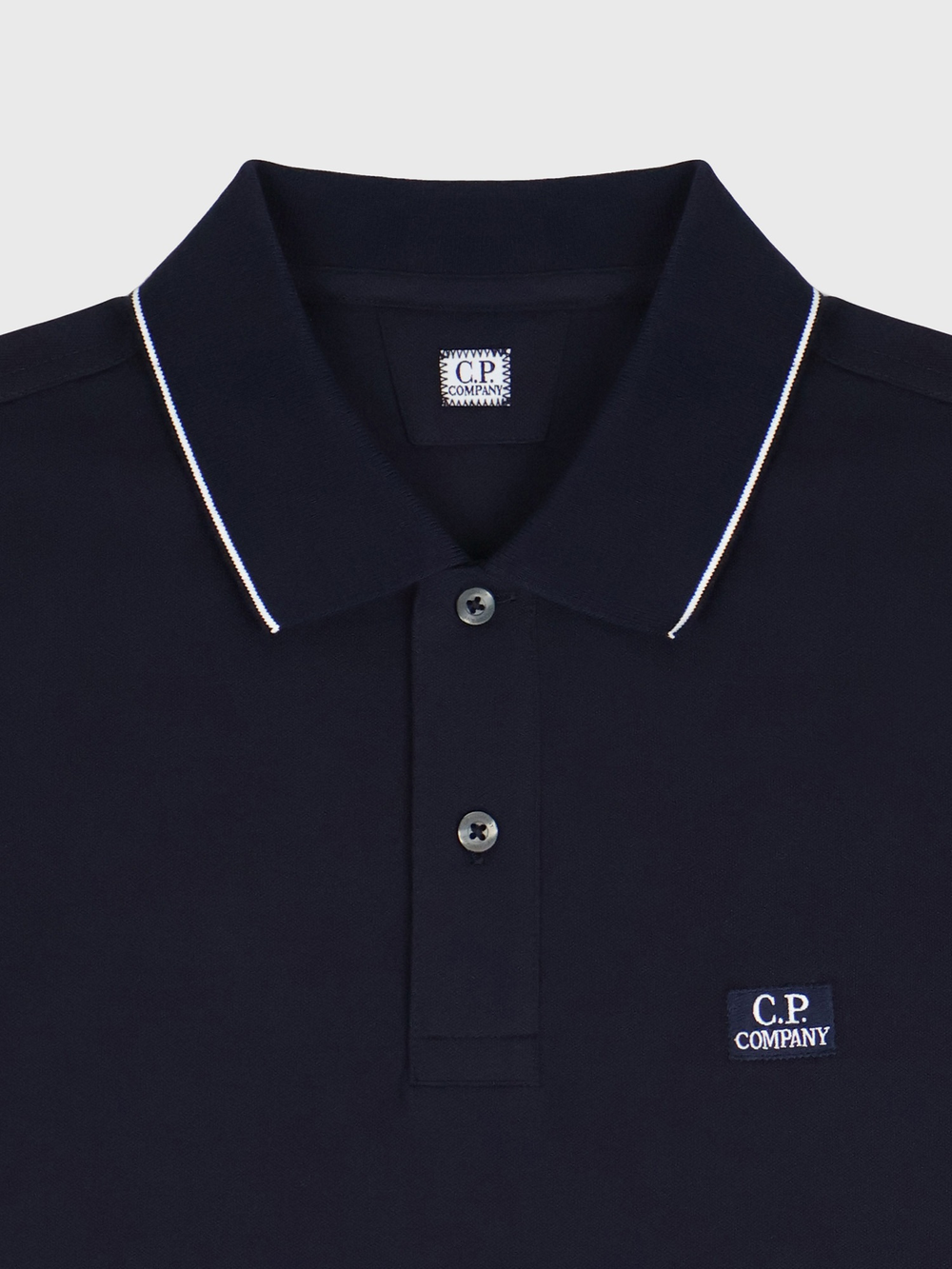Поло C.P. Company Stretch Piquet Line Navy