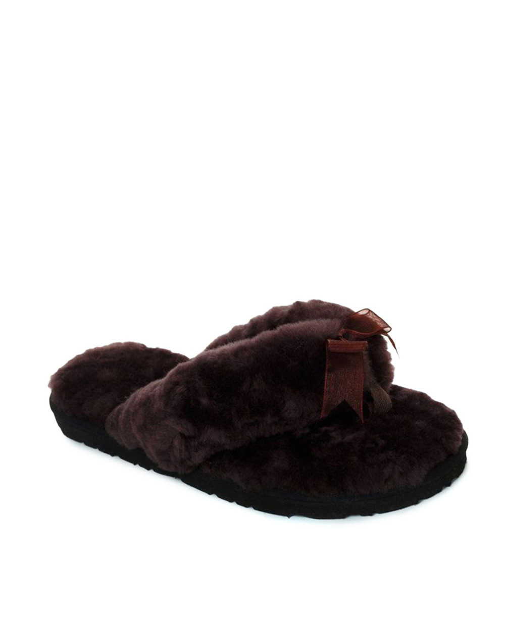 FLUFF FLIP FLOP II-chocolate